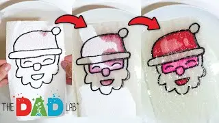 Christmas Science Experiment with Paper Kitchen Towels