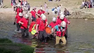 De Ja Vu as team called 3 times to Dovedale to reports of a fallen female  with lower leg injury