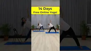 Join 14 Days Free Online Yoga with me #yogapractice #dailyyoga #yogachallenge #health #fitness