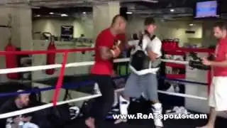 Tyrone Spong Preparations for Chicago Glory 11