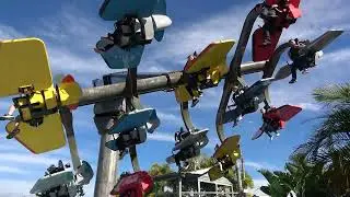 Tail Spin - Plane Ride at Dreamworld Gold Coast, Australia