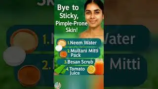 Say Bye to Sticky Skin | 5 Monsoon Remedies for Pimples | Pimples ka Ilaj #skincare #shorts #vjain84