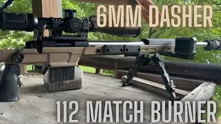 6MM Dasher, 112 Match Burner, h4350