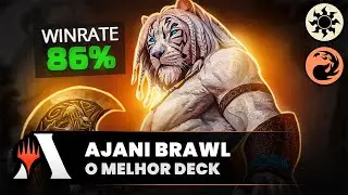 🏆 O MELHOR DECK DO FORMATO! | AJANI AGGRO no BRAWL! (Magic Arena)
