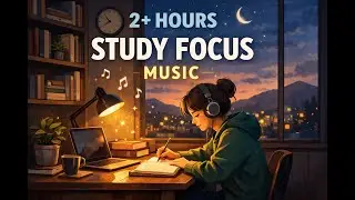 Study Focus Music – 2+ Hours of Deep Concentration, No Lyrics, Background Music