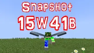 Minecraft Snapshot 15w41a & 15w41b: Glider (Elytra) and Improved Boats!