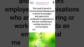ProQual Level 3 Award in Environmental Management in Islamabad, Pakistan