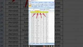 Table Header Microsoft Excel Magic   #excel #excelexpert #exceltricks