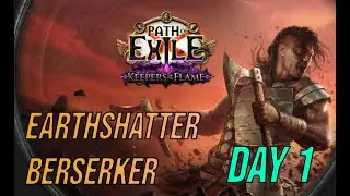 [Path of Exile 3.27] Earthshatter Berserker - Day 1 (lvl 90, lab done, 85/115 on atlas)