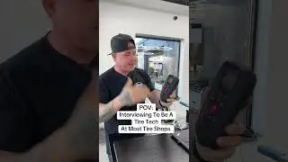 POV: Interviewing To Be A Tire Tech At Most Shops #tireshop #tires #jobinterview