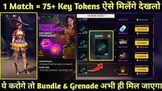 Spooky Treasures Event Free Fire // How to get Unlimited Puzzle Key Tokens // New Event in FF