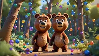 Three Bubble Bears Pop and Play | Bubble Song for Kids | Counting & Fun Nursery Rhyme