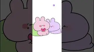 Любимки #cute #animation #funny #memes #comedy #bunny #kawaii #love #pink #rabbit #flipaclip #sanrio