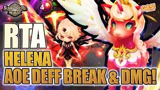 [RTA] WTF HELENA DEFF BREAK & BIG DAMAGE! Summoners War Sky Arena
