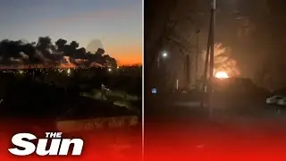 &lsquo;Ukrainian drone attack&rsquo; hits ANOTHER Russian airfield after two nuclear bomb planes were destroyed