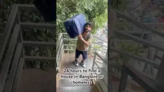 I have only 24 hours to find a house in Banglore or i am homeless. #homeless #food #bengaluru