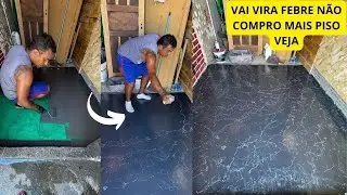 OLHA QUE BRILHANTE IDEIA Não Gaste mais DINHEIRO💰 Com PISO E Argamassa CUSTO MUITO BAIXO VEJA E FAÇA