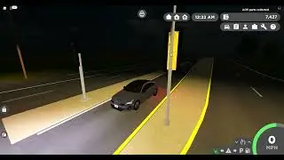 Driving in Greenville at night