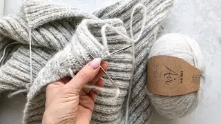 Как незаметно соединить шнурковую пряжу Drops Air. Простой, удобный и незаметный способ!