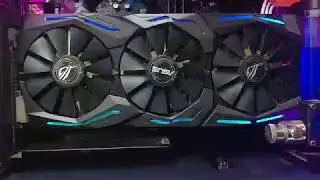 How to fix LED issue on VGA ROG STRIX