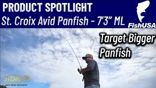 St. Croix Avid Series Panfish Spinning Rod - ASPS73MLXF - When To Use It