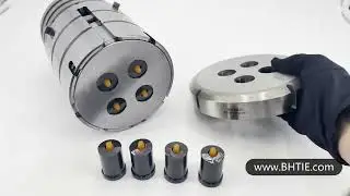 E Station Cluster Punch Die Tool, Ticn coating punch inserts, Punch guide adjustable and air blow