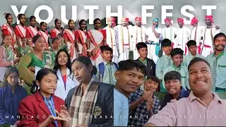 Youth Fest festival✨️2024 || women's college chaibasa ||