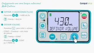 04 – Compat Ella – Configuração de um novo programa de alimentação no modo contínuo