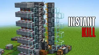 ONE HIT = INSTANT DEATH 💀 Best Killing Machine in Minecraft | TUTORIAL |