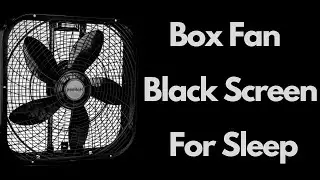 BEST FAN NOISE Holmes box fan BLACK SCREEN SLEEP FAST