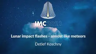 Lunar impact flashes almost like meteors