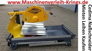 Tischs&auml;ge Cedima CTS 56 Steintrennmaschine Na&szlig;schneider Schneidetisch Trennschneider Fliesenschneide