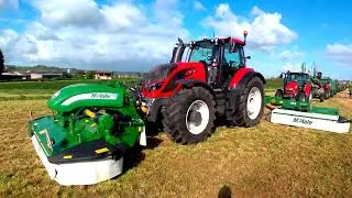 2018 Valtra N174 Active 4.9 Litre 4-Cyl Diesel Tractor (165 HP / 201 HP) with McHale Triple Mower