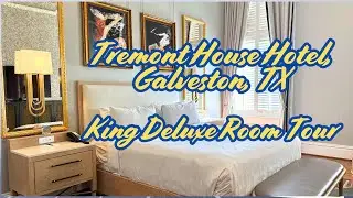 Видеообзор номера King Deluxe в отеле Tremont House в Галвестоне, штат Техас! #galveston #galvest...