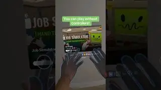 ЛУЧШАЯ ИГРА С ОТСЛЕЖИВАНИЕМ РУК В VR!? Job Simulator на Quest 3! #vr #quest3 #handtracking #jobsi...