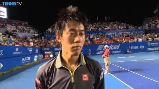 Acapulco 2015 Friday Interview Nishikori