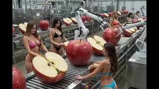 Inside a Modern Apple Factory: From Farm to Fresh Dessert (The Whole Process)