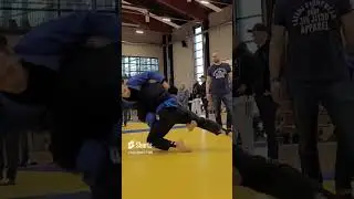 Bjj double leg take down Gi #shorts #bjj #judo #wrestling