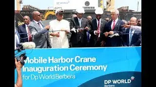 Somaliland President Inaugurates Three Mobile Harbor Cranes At Berbera Port