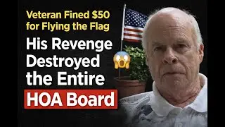 One Veteran vs. A Corrupt HOA: The $8,000 Flag Battle That Changed the Law. #americanflag