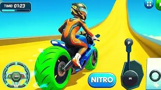 Mega Ramp Bike Racing Challenge! 🔥 Moto Bike Stunt Games Bike Games 2026 | Android Gameplay Epi 145