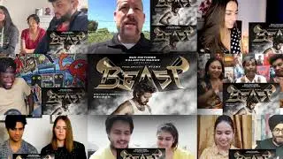 BEAST First Look REACTION Mashup | Thalapathy Vijay | Sun Pictures | Nelson | Anirudh
