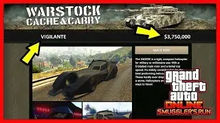 GTA 5 Online: МАШИНА БЭТМЕНА | БЭТМОБИЛЬ VIGILANTE | ОБЗОР СКРЫТОГО АВТО | DLC &laquo;Контрабандисты&raquo; 1.41