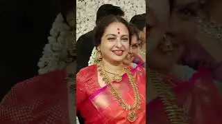 Actress seetha #Beautiful smile Entry #Dr Saravanan son wedding Recption.