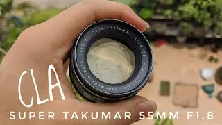 Asahi Pentax Super Takumar 55mm f1.8 M42 Optical CLA/Cleaning (A Lot Of Fungi)