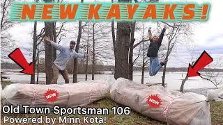 ЛУЧШИЙ КАЯК ВСЕХ ВРЕМЕН?!?! Распаковываем СОВЕРШЕННО НОВЫЙ Old Town Sportsman 106 от Minn Kota!