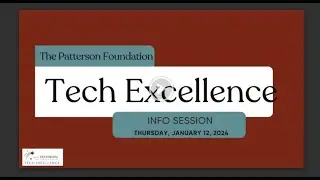 Tech Excellence &mdash; 2024 Info Session