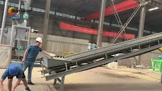 Scrap Metal Hammer Mill with Belt Magnetic Separator (Metal Crushing & Sorting Line)
