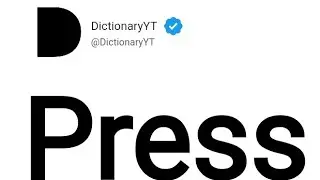 Press Meaning in English