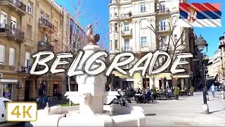 Old city Saborna crkva, Kosancicev venac I Walking tour I 4K/60fps